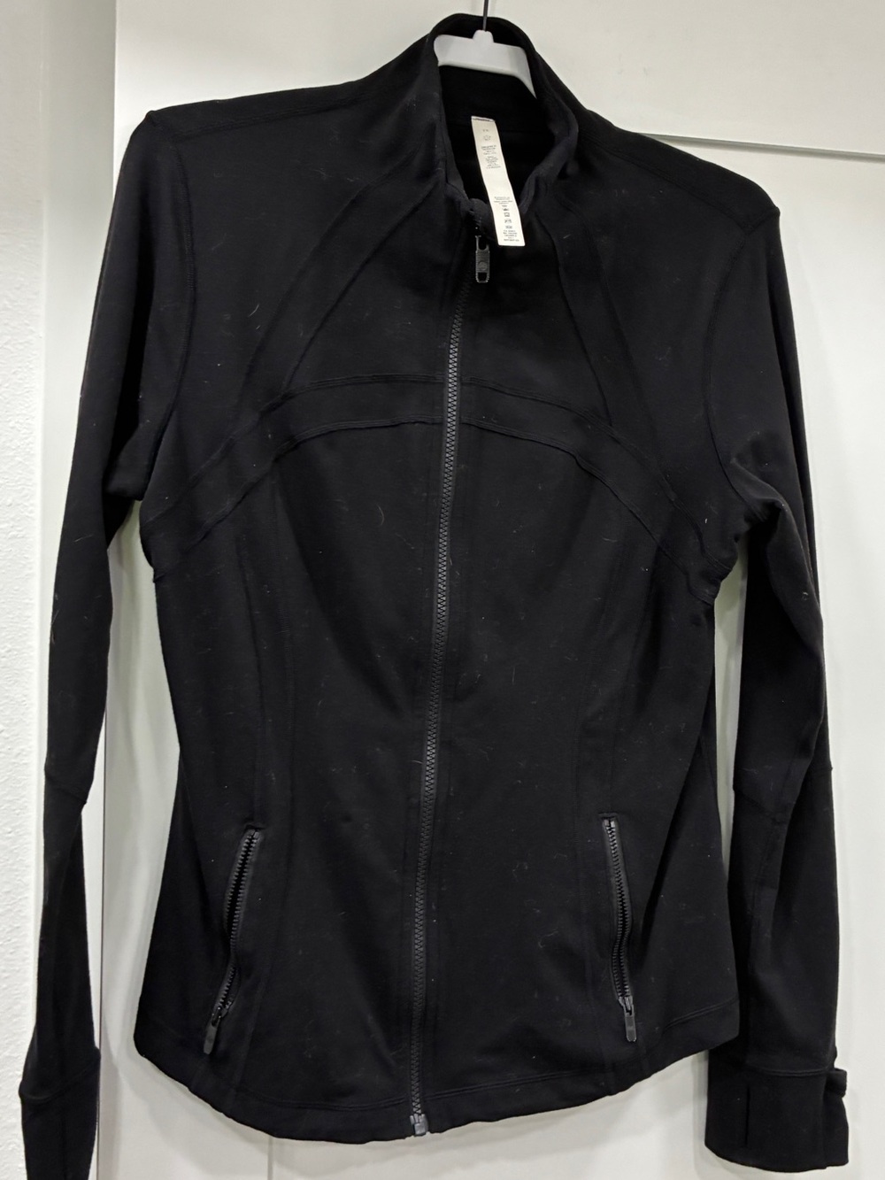 Lululemon Black Full Zip Running Jacket